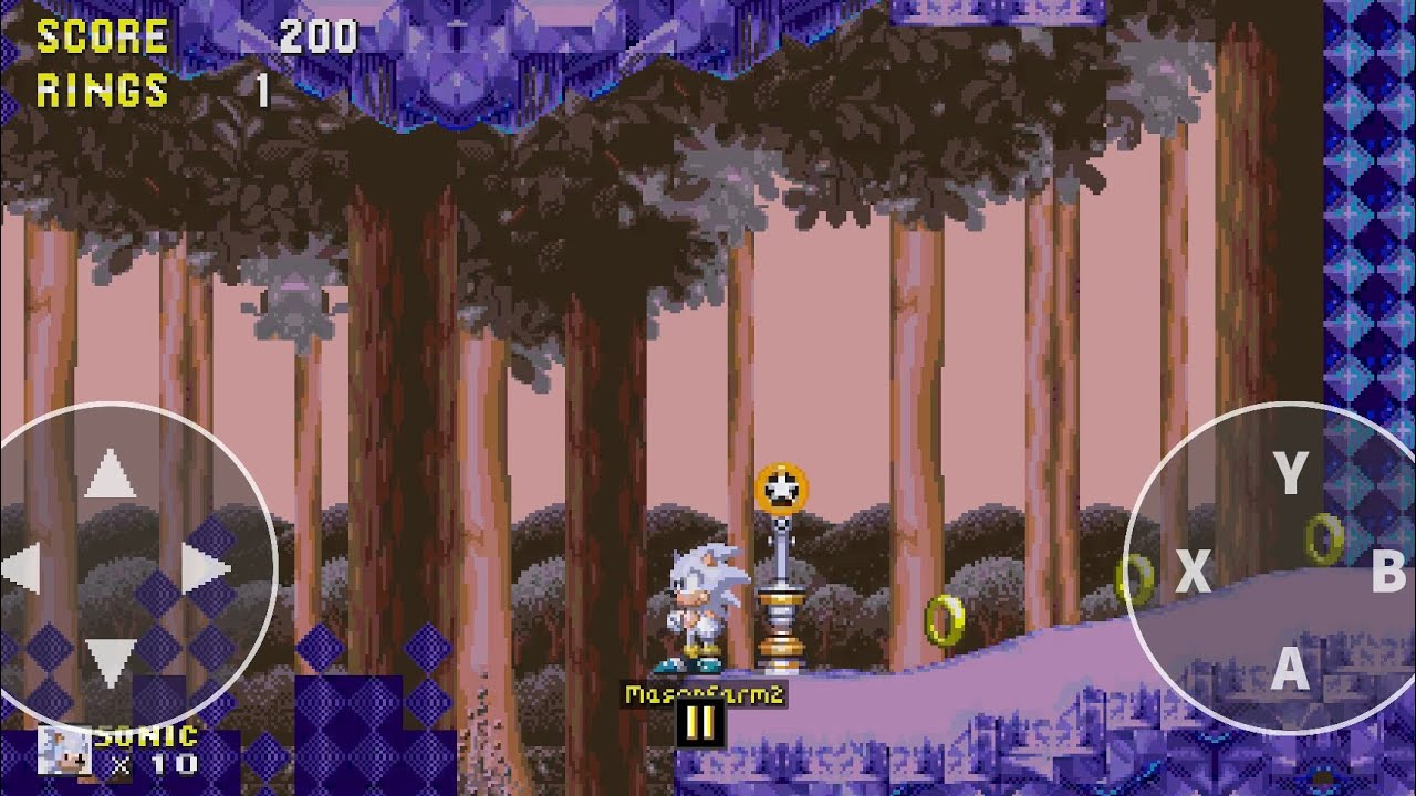 Winter Woods Zone - Classic Sonic Simulator Custom Level