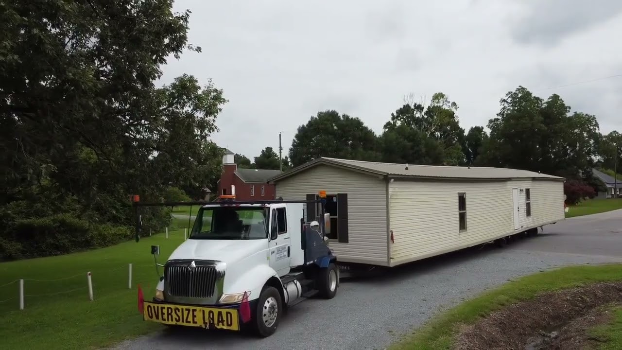 The day of a mobile home mover- Baldwin Mobile Home Movers
