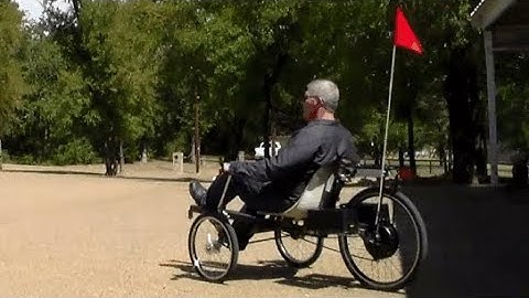 Recumbent Reverse Trike Build part 2