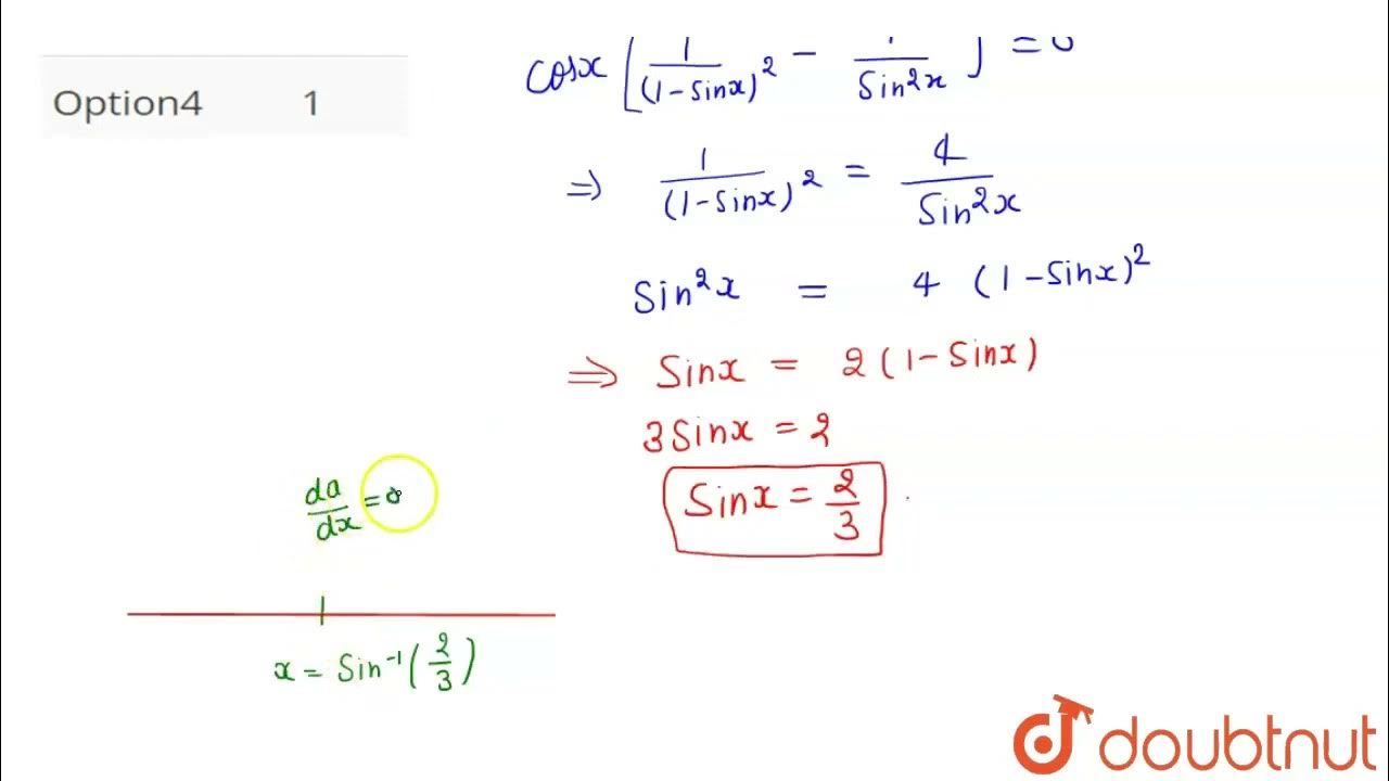 the-least-value-of-a-for-which-the-equation-4-sinx-1-1-sinx-a