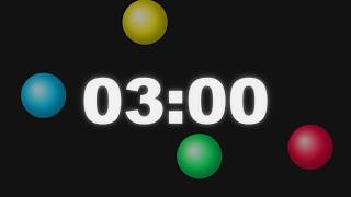 3 Minute Timer - Bouncy Blobs