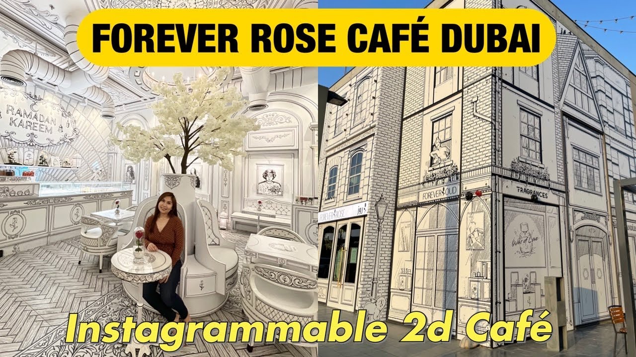 FOREVER ROSE CAFÉ DUBAI 2DILLUSTRATED CAFÉ [ENG SUB] YouTube
