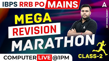 IBPS RRB PO 2023 | RRB PO Mains Computer Marathon Class | By Vivek Pandey