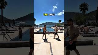 Snatch the single leg to distract your opponent and create the opening for the uppercut hook.