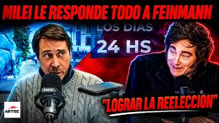 🔴 FEINMANN APRETÓ… Y MILEI CONTESTÓ TODO, MACRI, REDES Y REELECION