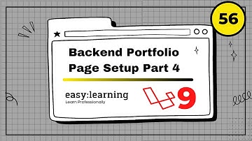 Laravel 9 Project #56 | Backend Portfolio Page Setup Part 4