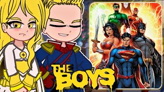 The Seven React To Justice League || The Boys || Gacha React - TikTok Edits