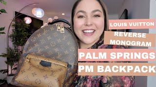 Louis Vuitton Reverse Monogram Palm Springs PM Backpack Review