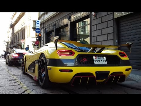 Koenigsegg Agera RS ML in Milan !!! Start up, Hard Revs and Accelerations