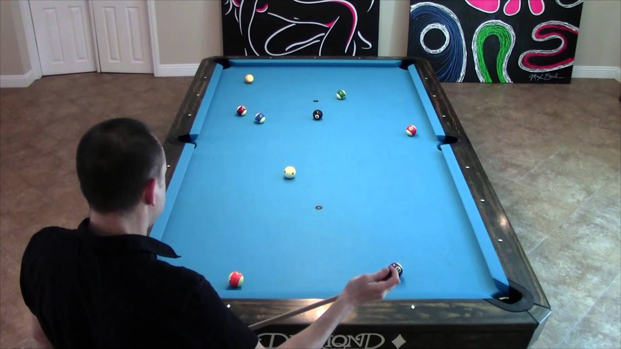 Make Bank Shots To Win At 8 Ball Pool Game - YouTube