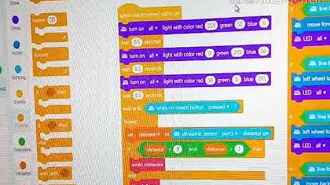 Line follower + Obstacle Avoidance MBOT