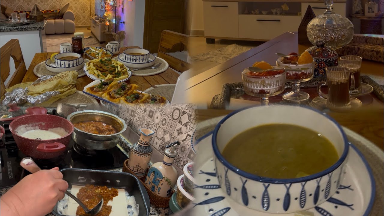 مائدة رمضان 🌙 افكار عشاء 🍲 متنوعة