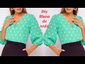 Blusa de Seda Manga 3/4 Costura Passo a Passo Gisleide Novelo