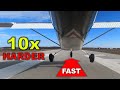 Why Fast Landings Require 10x More Skill!