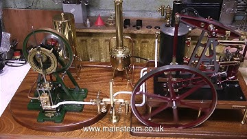 BUILDING A  MODEL STEAM PLANT USING TWO ENGINES -  PART #8