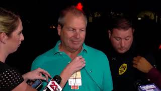 Press Conference following the "code black" lockdown at Mercy Hospital, suspect unfounded