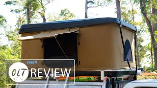 Kings Kwiky Rooftop Tent Review  Is it any good? NO! IT BROKE! Watch my other video where it broke.