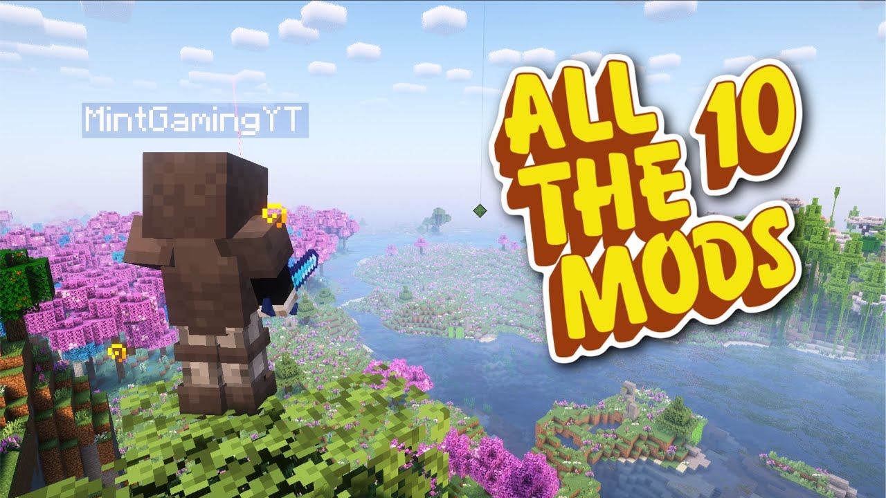 Playing Minecraft With Over *430 MODS!* [All the mods 10 EP1] - YouTube