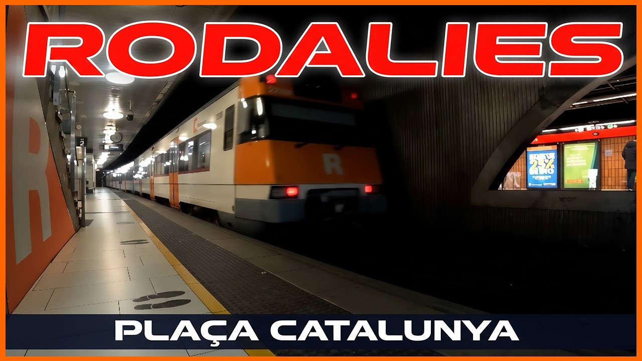 BARCELONA RODALIES | The Plaça de Catalunya One-Shot (Cinematic) 🚄✨