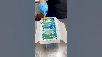 😯Interesting #device for cloud patterns on the #soap🌊 #handmadesoap #naturalskincare