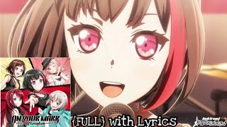 Bang Dream![バンドリ] [FULL] ON YOUR MARK-Afterglow MV{lyrics/romaji}