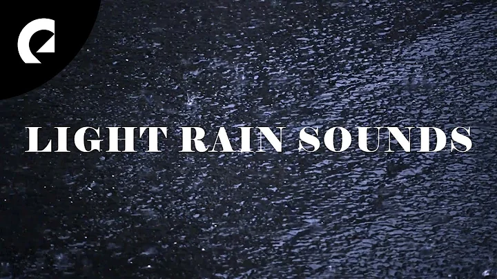 20 Minutes of Light Rain Sounds for Focus, Relaxing and Sleep 🌧️ Epidemic Ambience