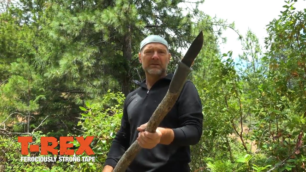 How to Make a Spear with T-Rex® Tape feat. Les Stroud