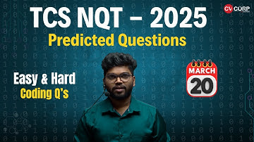TCS NQT Predicted Questions || Easy And Hard Coding Questions