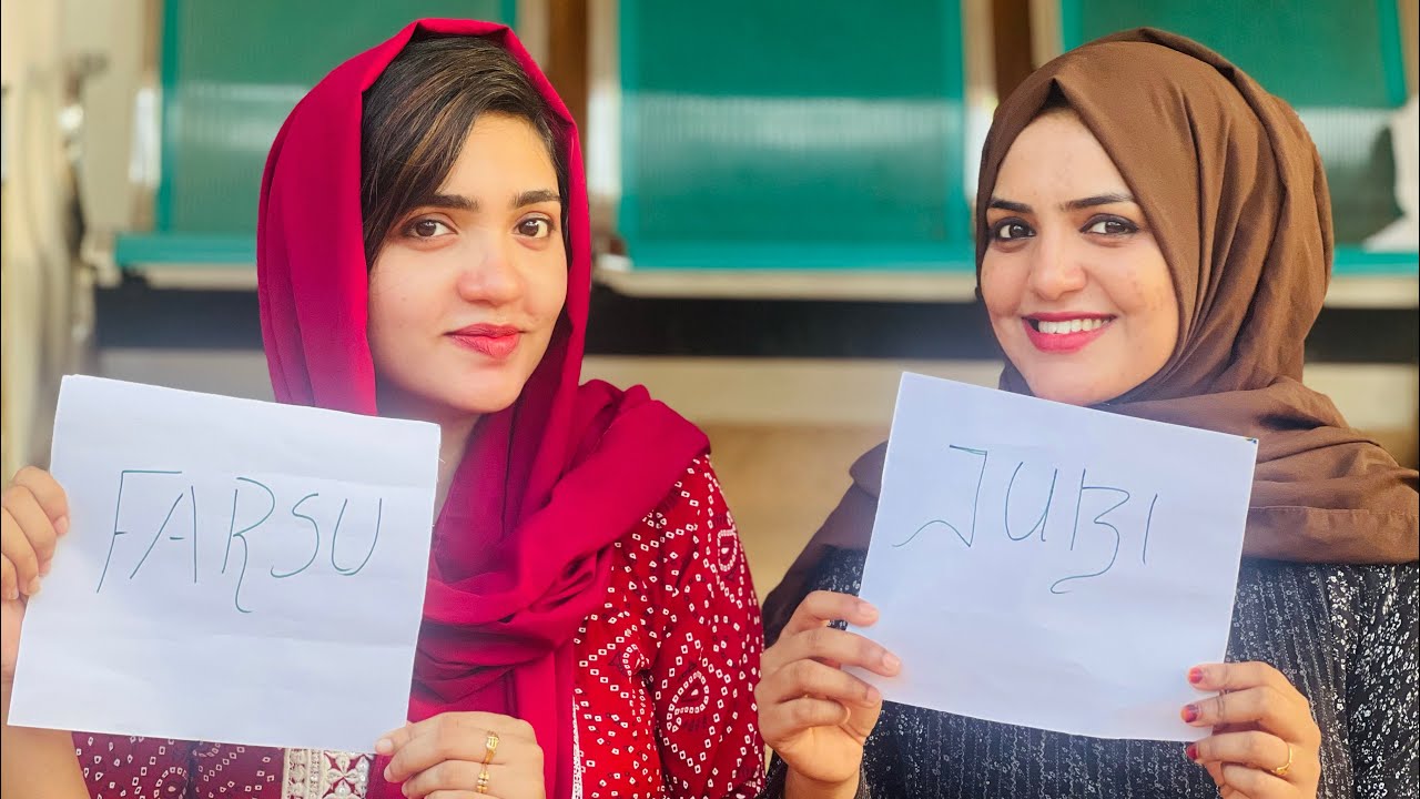 Sisters Challenge 👧👩Jubi&Farzu ❤️