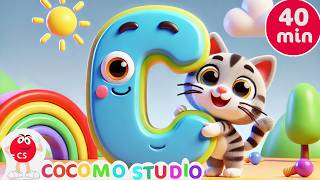 Learn ABC and Phonics with Letter C 🔤🌟 | 40 Min Educational Preschool Learning Videos