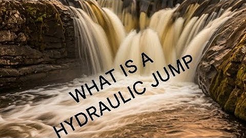 What Is A Hydraulic Jump In Open Channel Flow?
