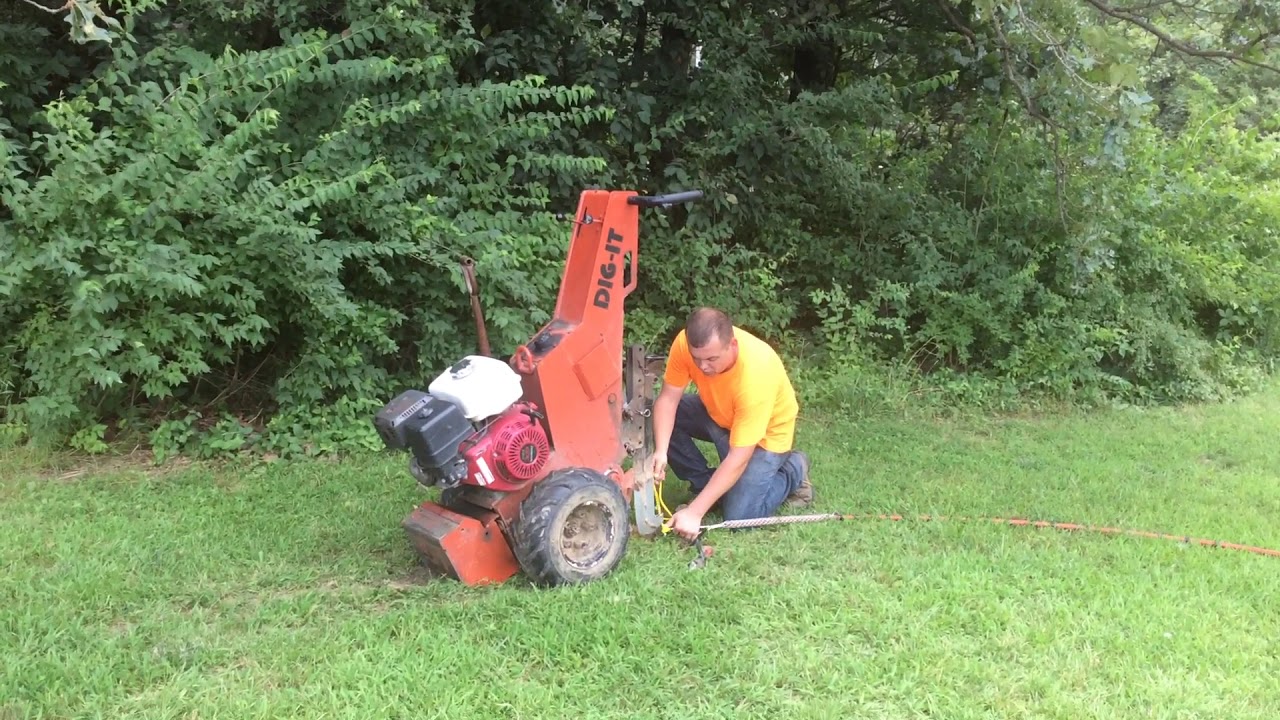 Pulling 3/4” conduit with Ditch Witch 100sx