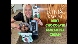 Ninja Creami Breeze Mint Chocolate Cookie Ice Cream. Low Carb/Keto Friendly. + tips 4 Ninja success.