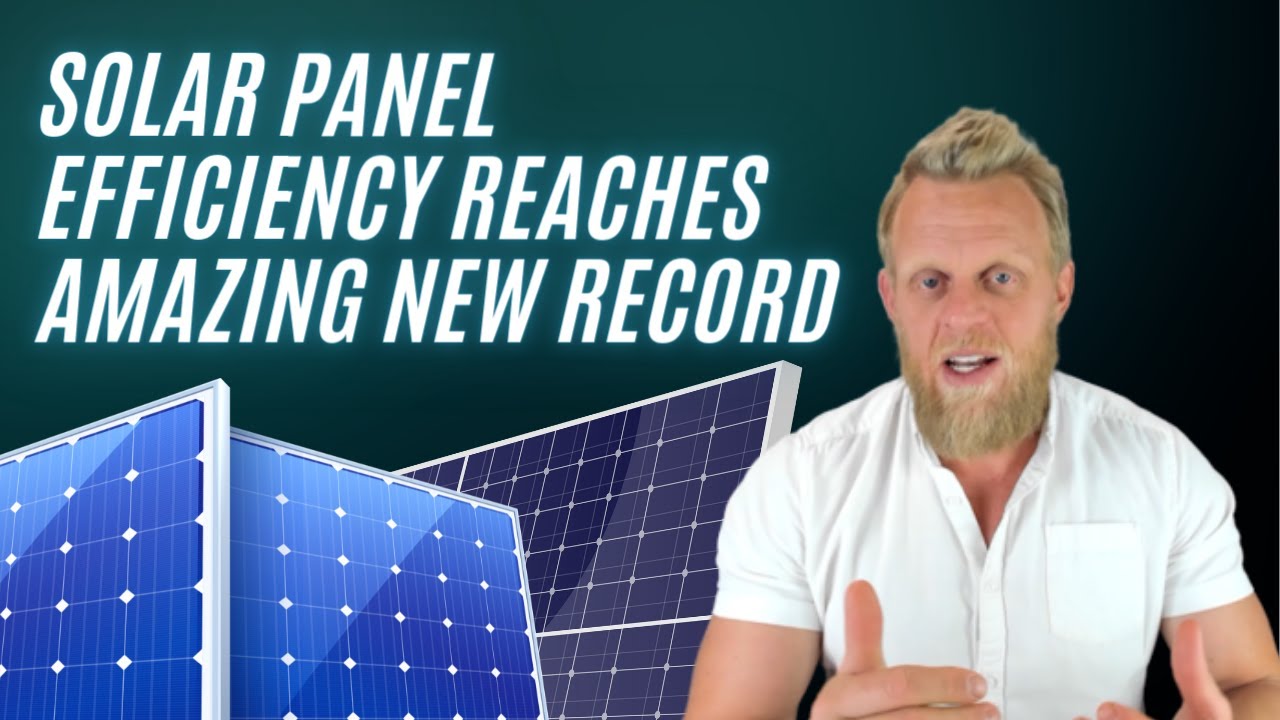 Researchers push tandem solar cells to record 30% efficiency - YouTube