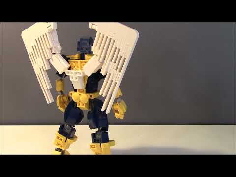 CLASSIC X-MEN ANGEL WARREN WORTHINGTON III BUILDING BLOCK MOC FIGURES BY BWTMT BRICKWORKS