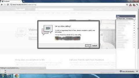 How to Setup Facebook Video Calling - Install plugin to video chat‬‏.flv