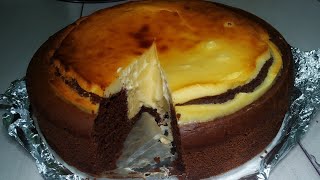 Торт Вулкан с нежным творожным кремом.Пирог с  творогом. Рецепт шоколадного пирога