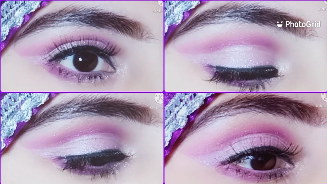 Purple Cut Crease Eye Makeup Tutorial How To Cut Crease with