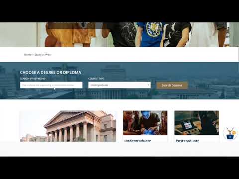 How to change a study choice at Wits | Undergraduate applications