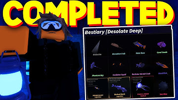 *FAST* How To COMPLETE DESOLATE DEEP BESTIARY in FISCH Fisch Desolate Deep Bestiary Guide ROBLOX