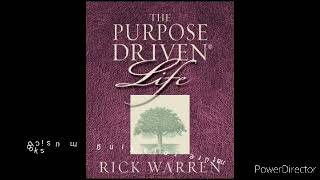 The purpose driven life Day 37