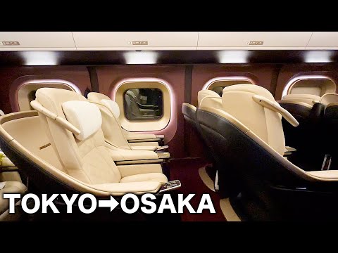 🇯🇵Trying $250 Japan's Most Luxurious Train Travel from Tokyo to Osaka