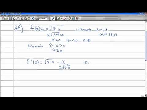 Math 181 Practice Exam 2 #29