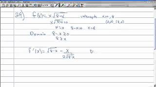 Math 181 Practice Exam 2 #29