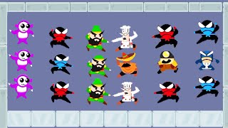 Jumping Ninja Battle - Two Player battle Action - Android Gameplay screenshot 2