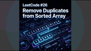 LeetCode 26: Remove Duplicates from Sorted Array | In-Place Modification & Two-Pointer Approach