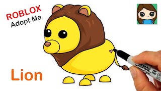 How to Draw a Lion  Roblox Adopt Me Pet