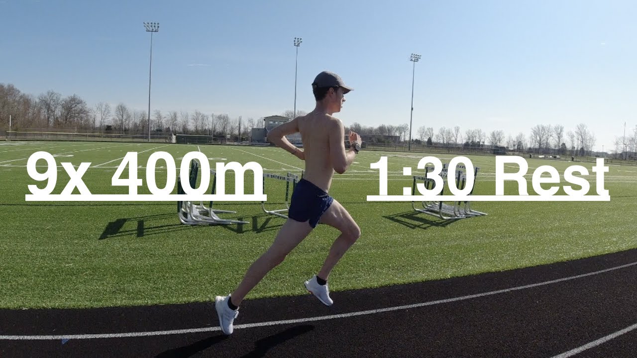 9x 400m w/ 130 Rest Track Workout! / Long Distance Workout! YouTube