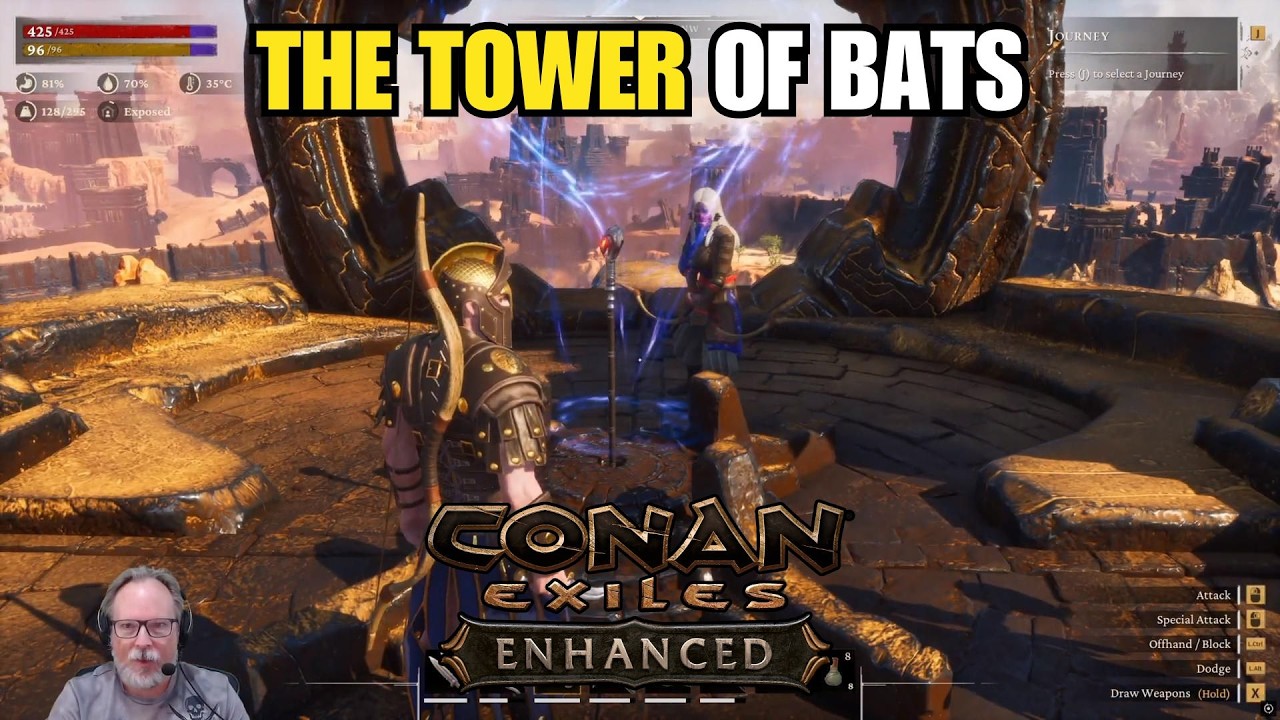 The Tower of Bats In Conan Exiles Enhanced - Let's Play With Renfail & Friends