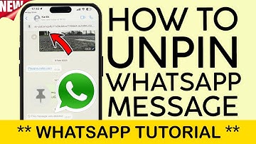 How to UnPin Message on Whataspp Conversation | NEW WHATSAPP UPDATE (2023)